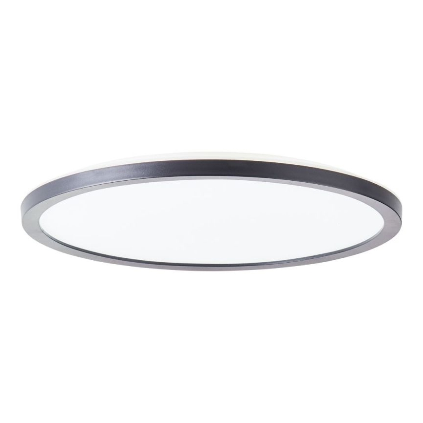 Brilliant - Hämardatav laelamp SORELL LED/18W/230V 3000-6500K Ø 29 cm must + kaugjuhtimispult