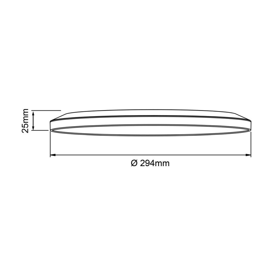 Brilliant - Hämardatav laelamp SORELL LED/18W/230V 3000-6500K Ø 29 cm must + kaugjuhtimispult