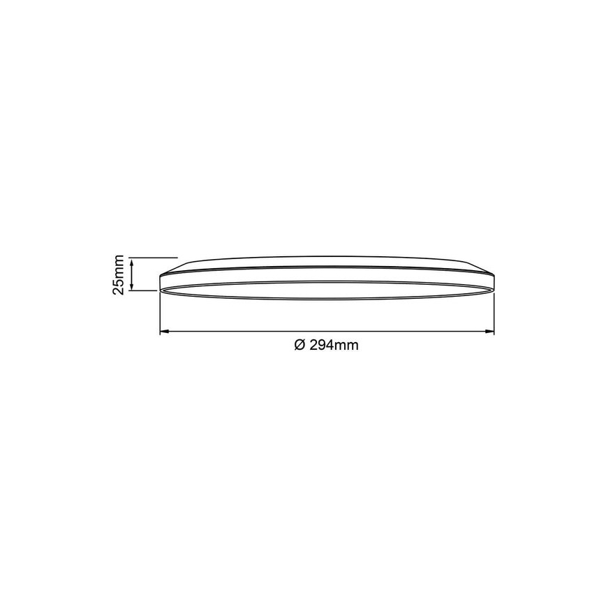 Brilliant - LED-hämardatav laelamp SORELL LED/18W/230V 3000-6500K läbimõõt 29 cm valge + kaugjuhtimispult