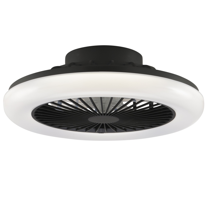 Brilliant - LED hämaratav laevalgusti ventilaatoriga MONTERO LED/20W/230V 2700-6500K, läbimõõt 42 cm, must + kaugjuhtimispult