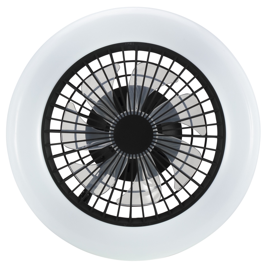 Brilliant - LED hämaratav laevalgusti ventilaatoriga MONTERO LED/20W/230V 2700-6500K, läbimõõt 42 cm, must + kaugjuhtimispult