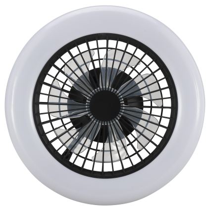 Brilliant - LED hämaratav laevalgusti ventilaatoriga MONTERO LED/20W/230V 2700-6500K, läbimõõt 42 cm, must + kaugjuhtimispult