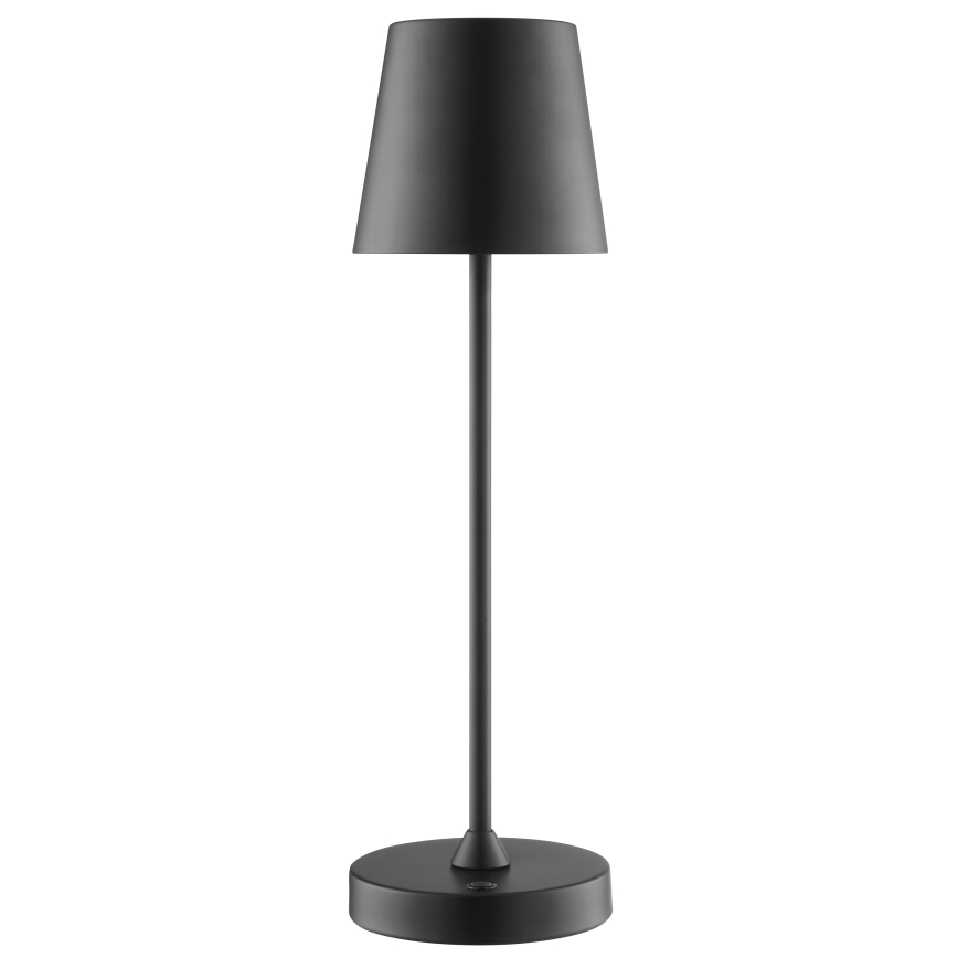 Brilliant - LED hämardatav laetav puutekontrolliga välitingimustes lauavalgusti ELORA LED/2,5W/5V 2700K 2600 mAh IP44 must