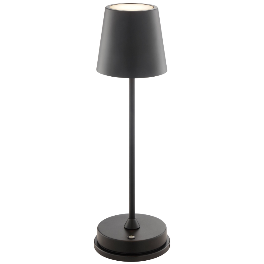 Brilliant - LED hämardatav laetav puutekontrolliga välitingimustes lauavalgusti ELORA LED/2,5W/5V 2700K 2600 mAh IP44 must