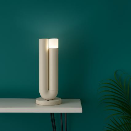 Brilliant - hämardatav, laetav ja puutetundlik välistingimustele mõeldud lauavalgusti SAYU LED/2,5W/5V 2700K 2600 mAh IP44 hall