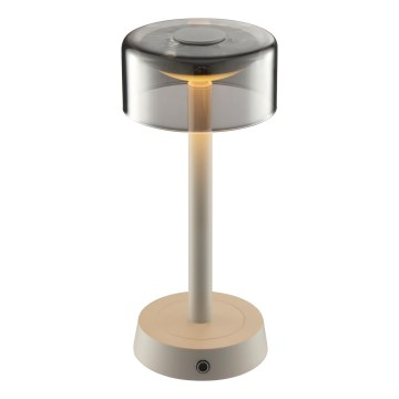 Brilliant - LED hämardatav laetav puutetundlik väljas kasutatav lauavalgusti RAZOR LED/2,5W/5V 2700K 2600 mAh IP44 hall