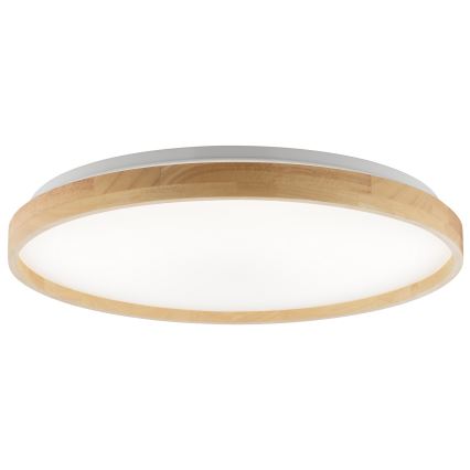 Brilliant - Hämardatav LED-laelamp ALSON LED/21W/230V 3000-6500K läbimõõt 49,5 cm kummipuit + kaugjuhtimispult