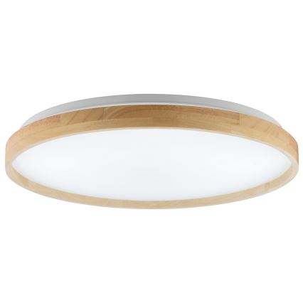 Brilliant - Hämardatav LED-laelamp ALSON LED/21W/230V 3000-6500K läbimõõt 49,5 cm kummipuit + kaugjuhtimispult