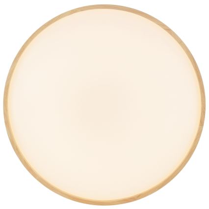 Brilliant - Hämardatav LED-laelamp ALSON LED/21W/230V 3000-6500K läbimõõt 49,5 cm kummipuit + kaugjuhtimispult