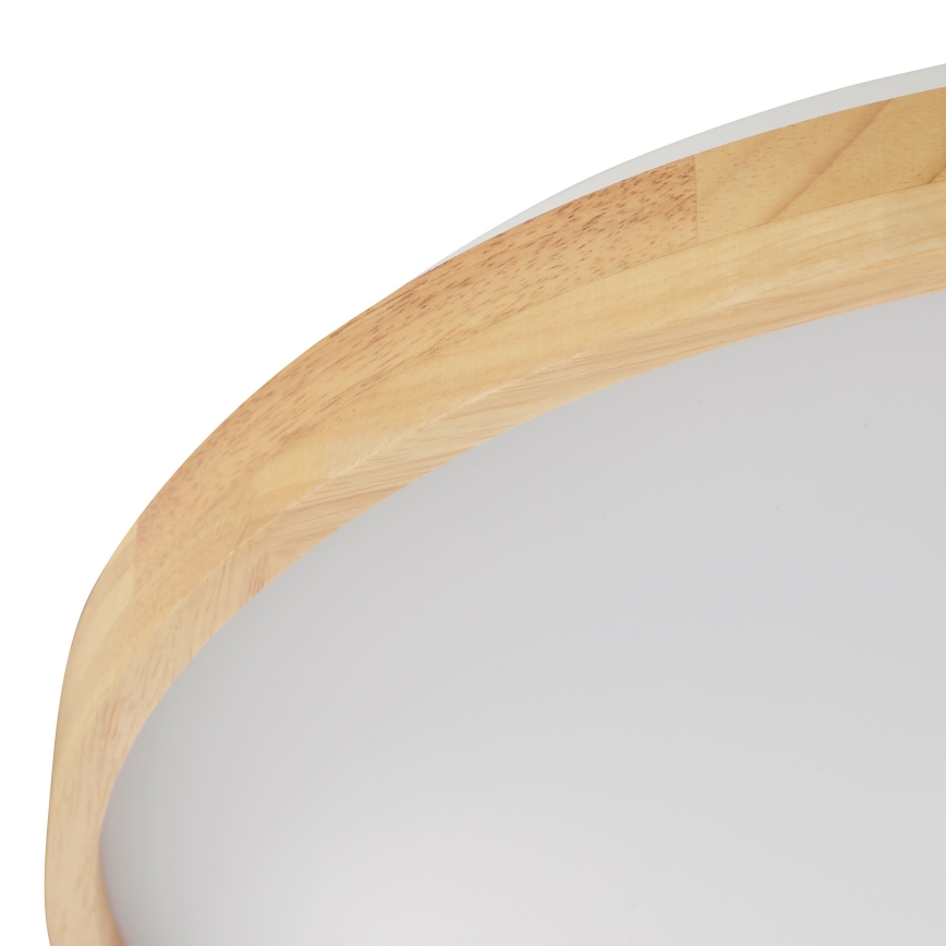 Brilliant - Hämardatav LED-laelamp ALSON LED/21W/230V 3000-6500K läbimõõt 49,5 cm kummipuit + kaugjuhtimispult