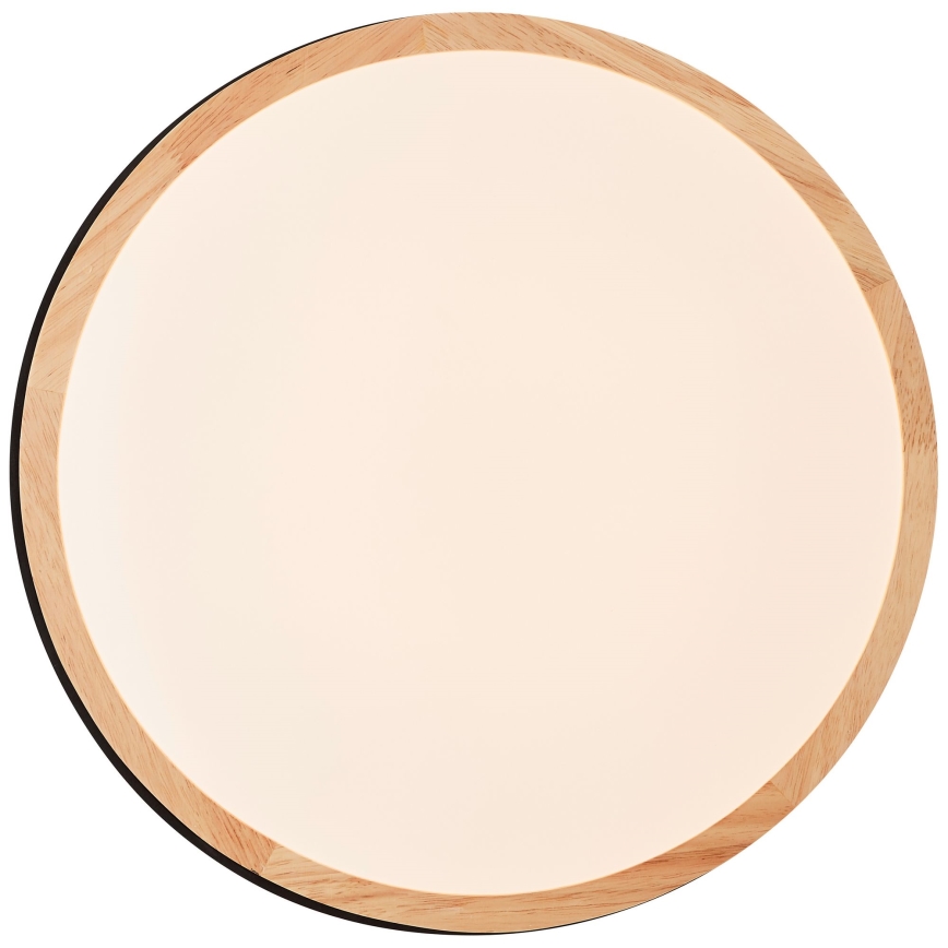 Brilliant - LED Hämardatav laevalgusti BAARLO LED/24W/230V d. 35 cm must/kummi-viigipuu