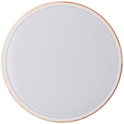 Brilliant - LED Hämardatav laevalgusti BAARLO LED/24W/230V d. 35 cm valge/kummi-viigipuu - FSC sertifitseeritud