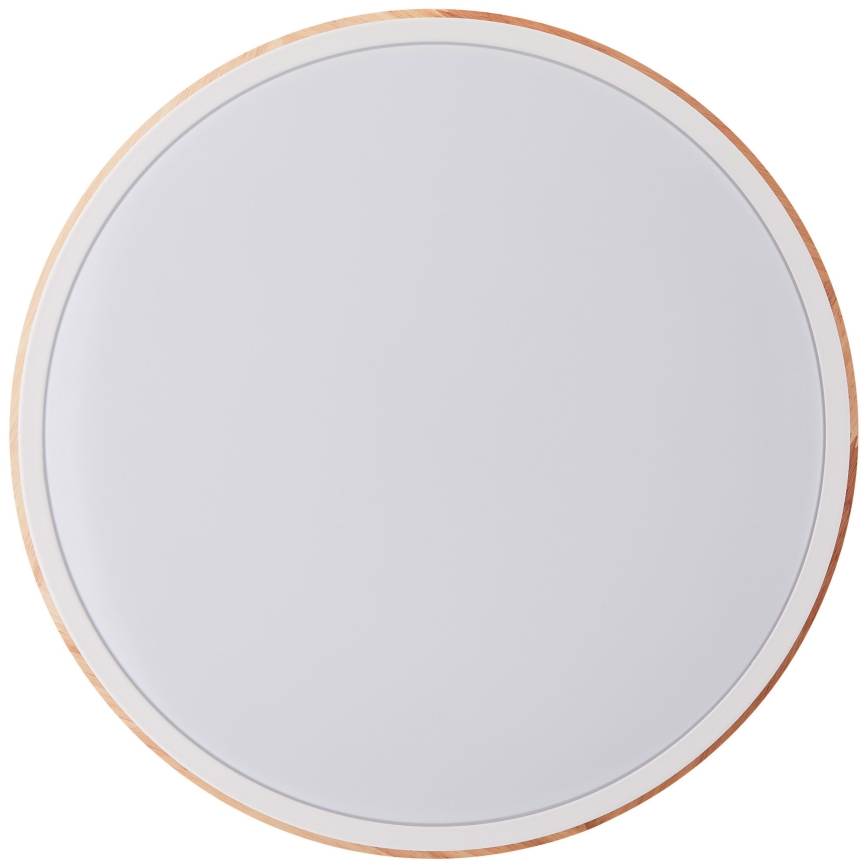 Brilliant - LED Hämardatav laevalgusti BAARLO LED/24W/230V d. 35 cm valge/kummi-viigipuu - FSC sertifitseeritud