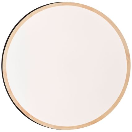 Brilliant - LED Hämardatav laevalgusti BAARLO LED/36W/230V 3000-6500K d. 50 cm must/kummi-viigipuu + kaugjuhtimispult