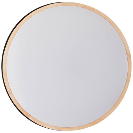Brilliant - LED Hämardatav laevalgusti BAARLO LED/36W/230V 3000-6500K d. 50 cm must/kummi-viigipuu + kaugjuhtimispult