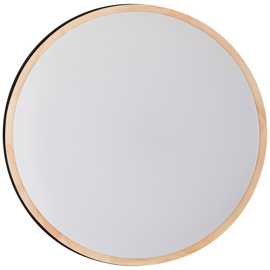 Brilliant - LED Hämardatav laevalgusti BAARLO LED/36W/230V 3000-6500K d. 50 cm must/kummi-viigipuu + kaugjuhtimispult