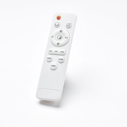 Brilliant - LED Hämardatav laevalgusti BAARLO LED/36W/230V 3000-6500K d. 50 cm must/kummi-viigipuu + kaugjuhtimispult