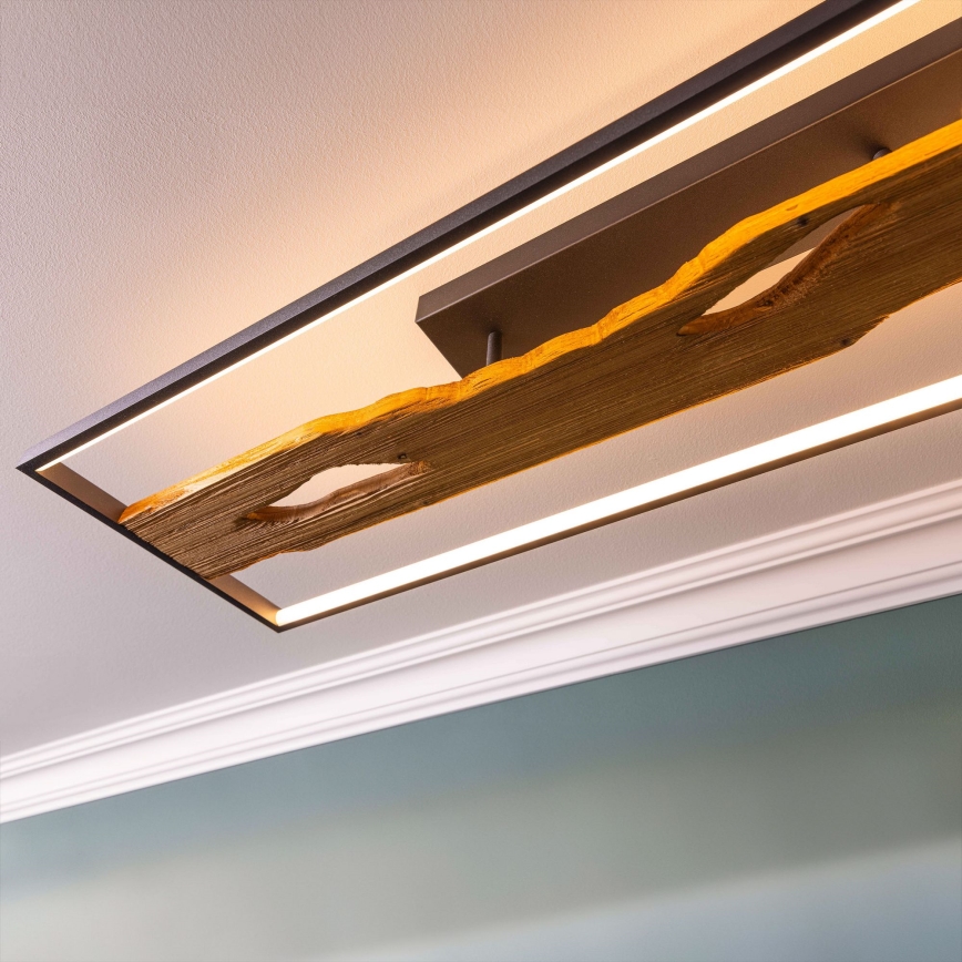 Brilliant - LED Hämardatav laevalgusti CHAUMONT LED/48W/230V kummi-viigipuu - FSC sertifitseeritud