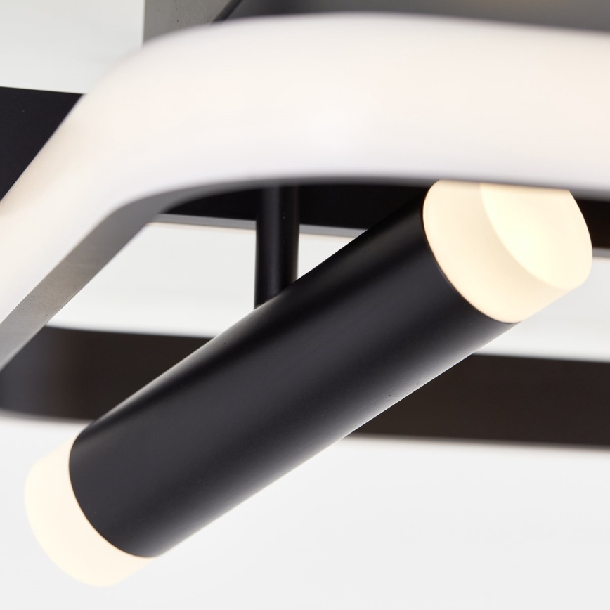 Brilliant - LED Hämardatav laevalgusti DALIDA LED/54W/230V 3000-6500K 45,2x66 cm must + kaugjuhtimispult