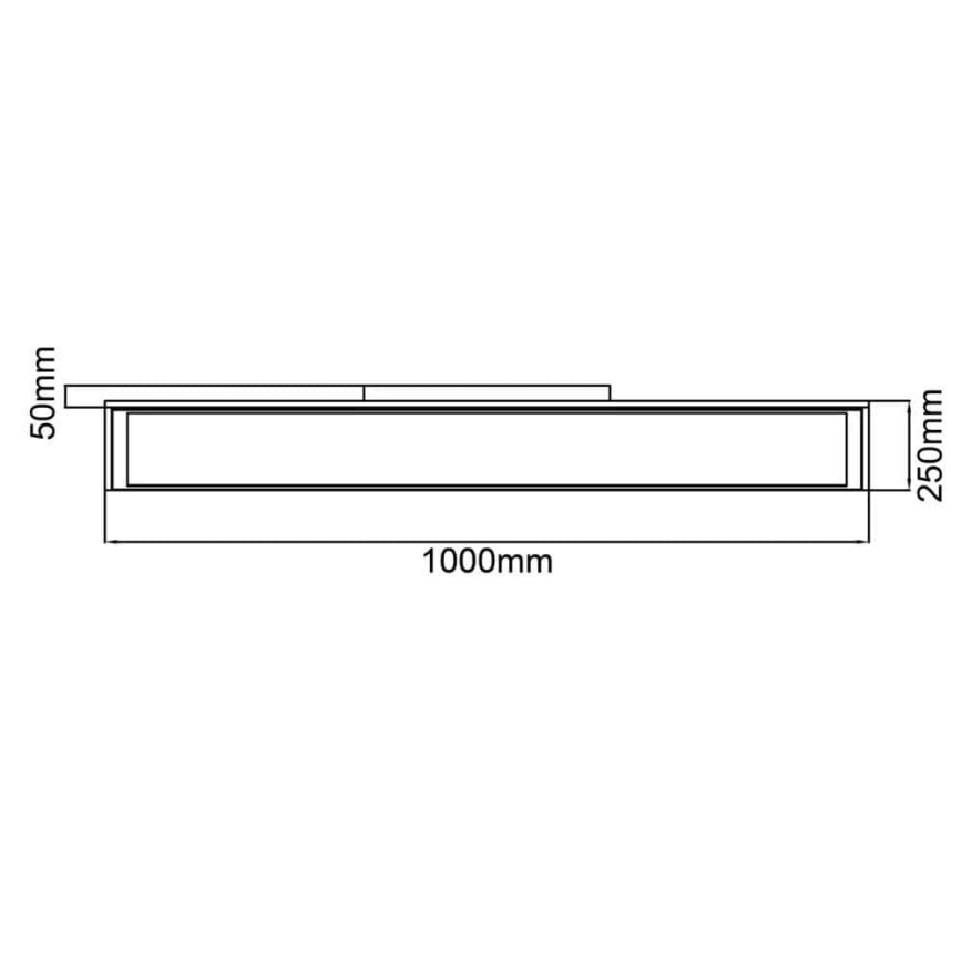 Brilliant - LED Hämardatav laevalgusti FLAT LED/32W/230V 2700-6500K + kaugjuhtimispult