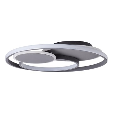 Brilliant - LED Hämardatav laevalgusti RUNDA LED/50W/230V 3000-6500K must + kaugjuhtimispult