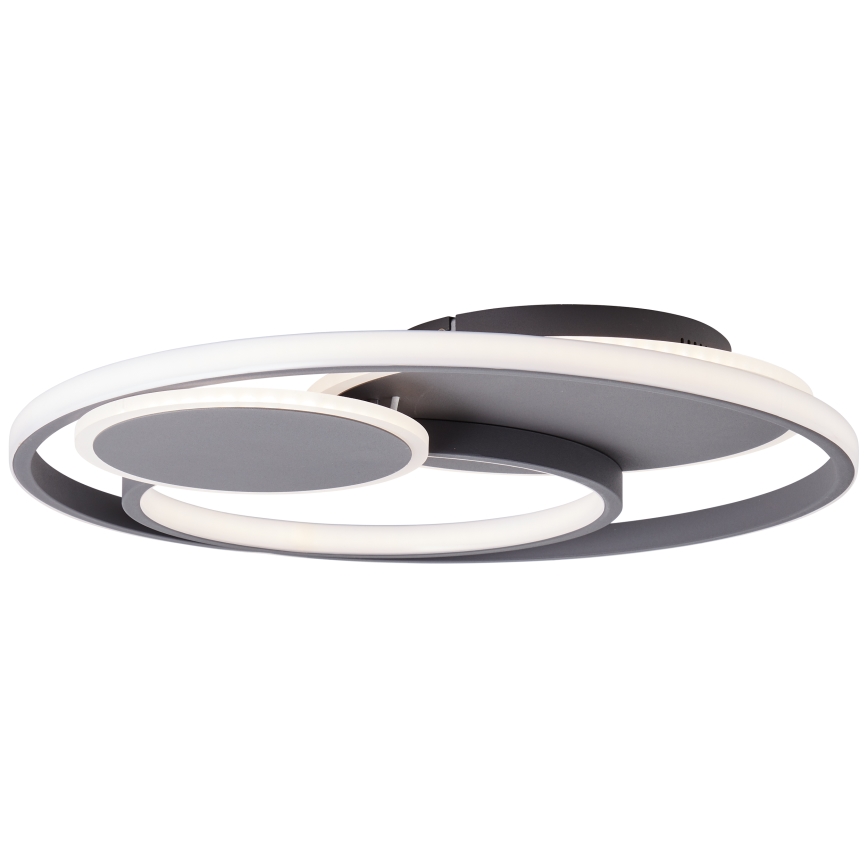 Brilliant - LED Hämardatav laevalgusti RUNDA LED/50W/230V 3000-6500K must + kaugjuhtimispult