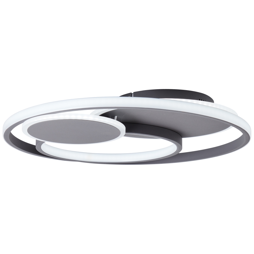 Brilliant - LED Hämardatav laevalgusti RUNDA LED/50W/230V 3000-6500K must + kaugjuhtimispult