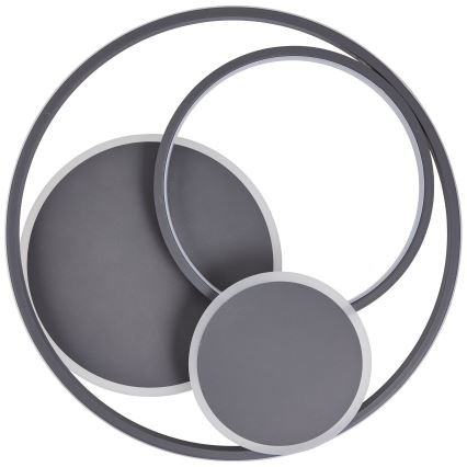 Brilliant - LED Hämardatav laevalgusti RUNDA LED/50W/230V 3000-6500K must + kaugjuhtimispult
