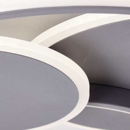 Brilliant - LED Hämardatav laevalgusti RUNDA LED/50W/230V 3000-6500K must + kaugjuhtimispult