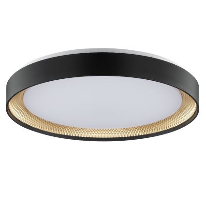 Brilliant - hämardatav LED-laelamp WALDO LED/36W/230V 3000-6500K läb. 48,5 cm must/kuldne + kaugjuhtimispult