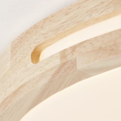 Brilliant - LED Hämardatav laevalgusti WOODBURY LED/24W/230V d. 39 cm kummi-viigipuu