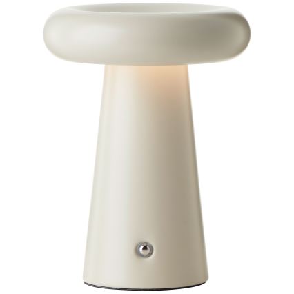 Brilliant - LED Hämardatav puutetundlik laualamp MUFFIN LED/3W/5V USB 2600 mAh IP44 krém