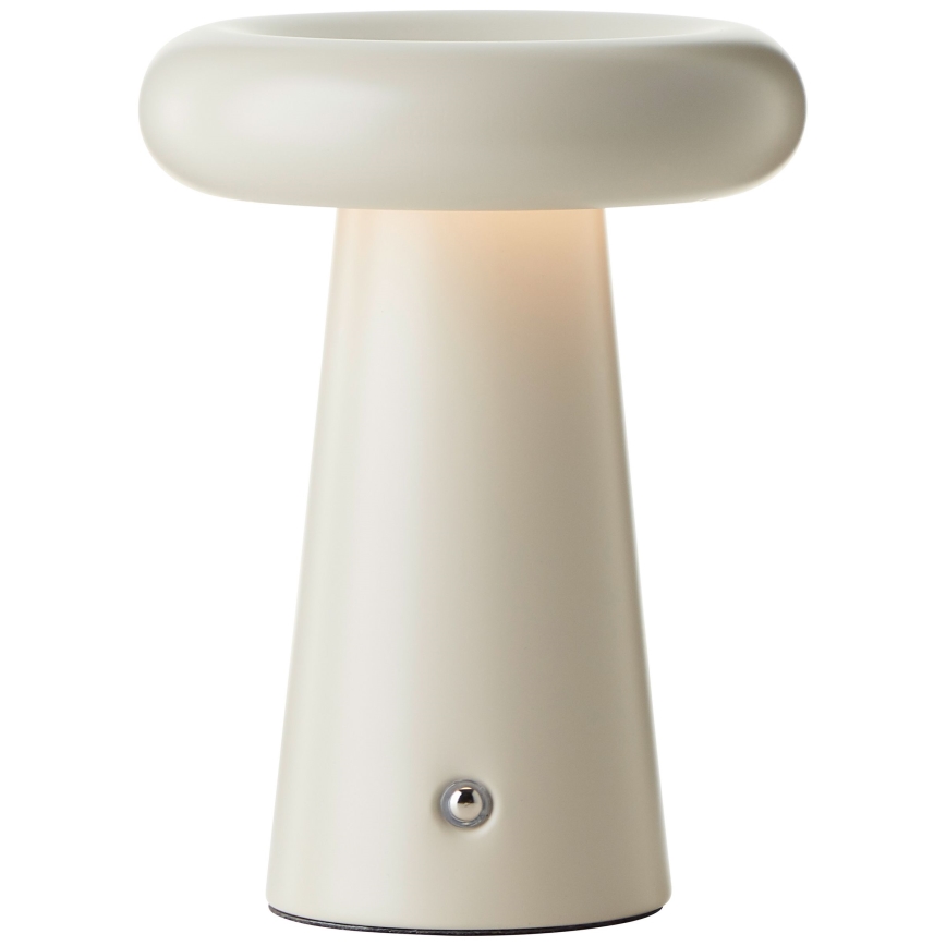 Brilliant - LED Hämardatav puutetundlik laualamp MUFFIN LED/3W/5V USB 2600 mAh IP44 krém