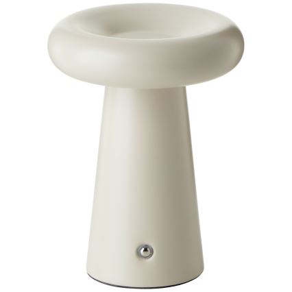 Brilliant - LED Hämardatav puutetundlik laualamp MUFFIN LED/3W/5V USB 2600 mAh IP44 krém
