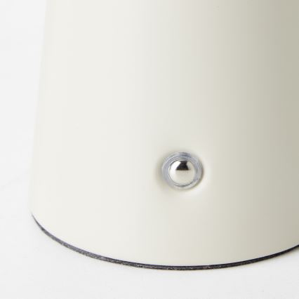 Brilliant - LED Hämardatav puutetundlik laualamp MUFFIN LED/3W/5V USB 2600 mAh IP44 krém