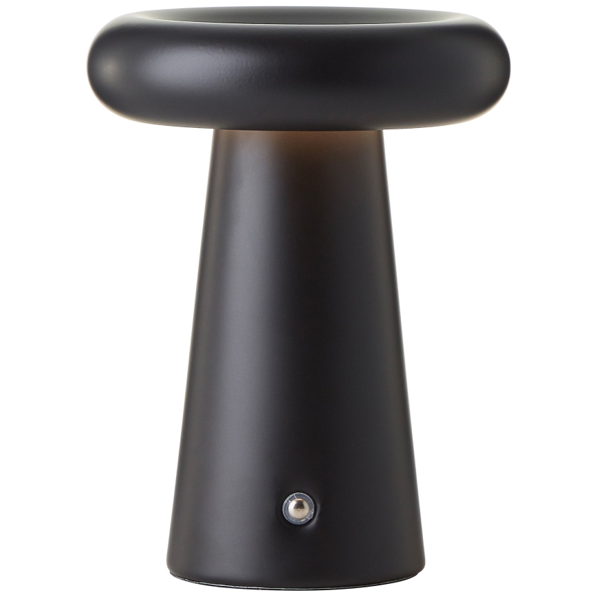 Brilliant - LED Hämardatav puutetundlik väli laualamp MUFFIN LED/3W/5V USB 2600 mAh IP44 must