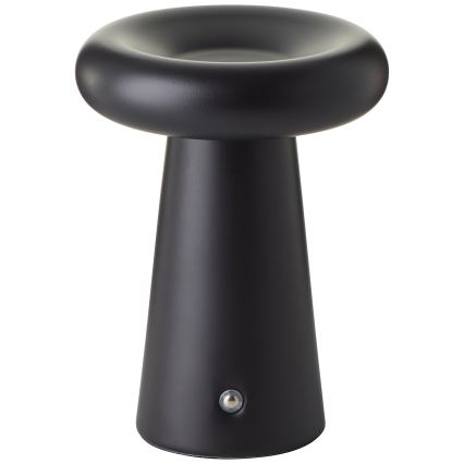 Brilliant - LED Hämardatav puutetundlik väli laualamp MUFFIN LED/3W/5V USB 2600 mAh IP44 must