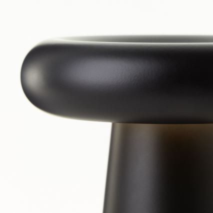 Brilliant - LED Hämardatav puutetundlik väli laualamp MUFFIN LED/3W/5V USB 2600 mAh IP44 must
