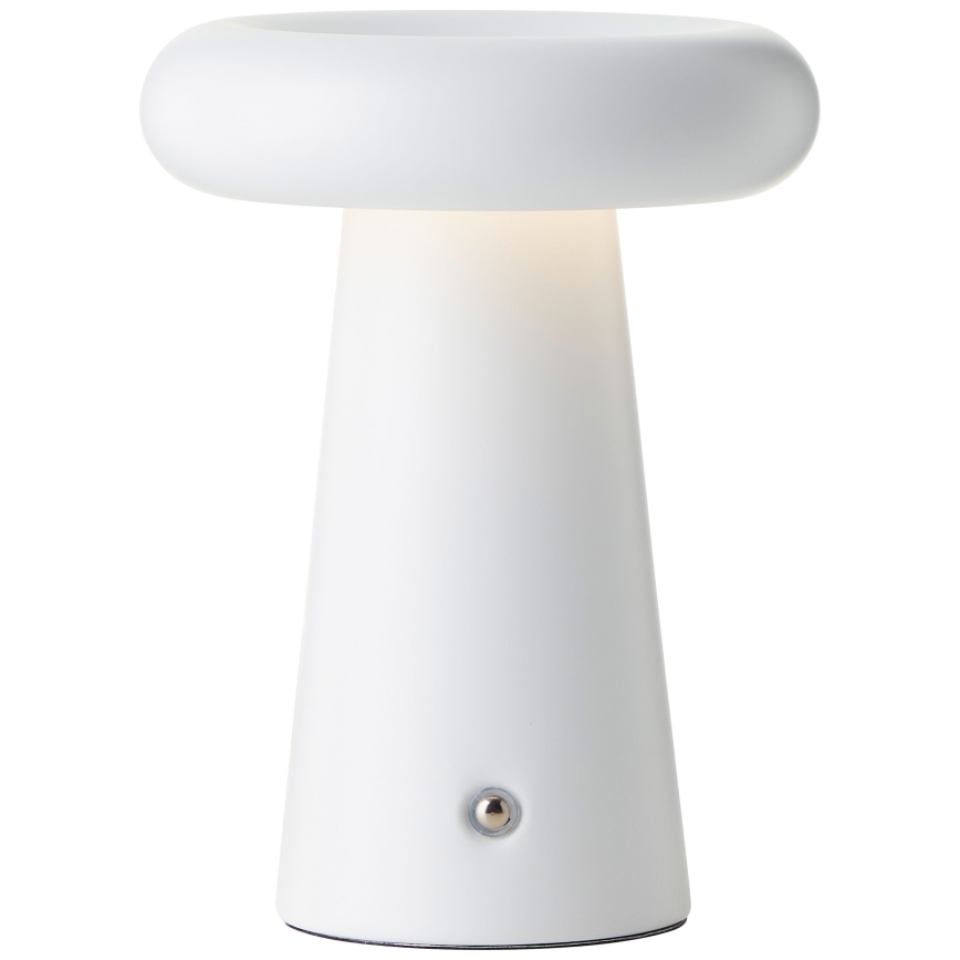 Brilliant - LED Hämardatav puutetundlik väli laualamp MUFFIN LED/3W/5V USB 2600 mAh IP44 valge