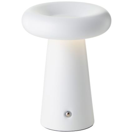 Brilliant - LED Hämardatav puutetundlik väli laualamp MUFFIN LED/3W/5V USB 2600 mAh IP44 valge