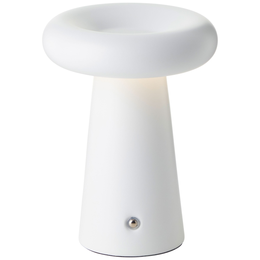 Brilliant - LED Hämardatav puutetundlik väli laualamp MUFFIN LED/3W/5V USB 2600 mAh IP44 valge