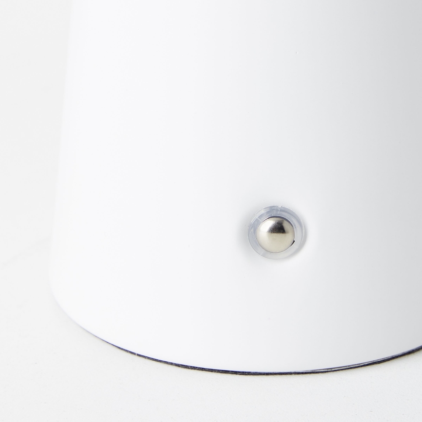Brilliant - LED Hämardatav puutetundlik väli laualamp MUFFIN LED/3W/5V USB 2600 mAh IP44 valge