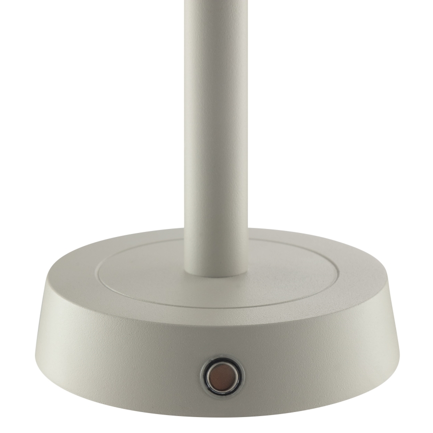 Brilliant - LED hämardatav laetav puutetundlik välitingimustesse mõeldud laualamp RAZOR LED/2,5W/5V 2700K 2600 mAh IP44 hall