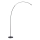 Brilliant - LED Hämardatav puutetundlik põrandalamp BOW LED/14W/230V 3000/4000/6500K must