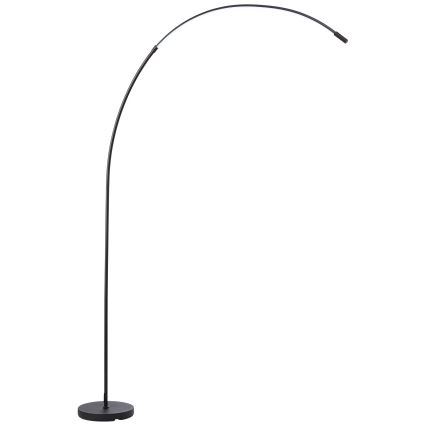 Brilliant - LED Hämardatav puutetundlik põrandalamp BOW LED/14W/230V 3000/4000/6500K must