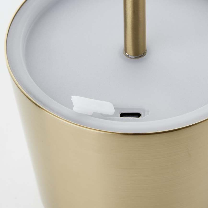 Brilliant - LED Hämardatav puutetundlik väli lamp XAANA LED/4W/5V 3000/4000/6500K 2600 mAh IP44 kuldne