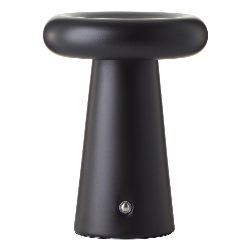 Brilliant - LED Hämardatav puutetundlik väli laualamp MUFFIN LED/3W/5V USB 2600 mAh IP44 must