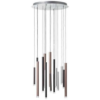 Brilliant - LED hämardatav lühter kaablil CEMBALO LED/70W/230V matt kroom/must/pruun