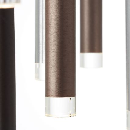 Brilliant - LED hämardatav lühter kaablil CEMBALO LED/70W/230V matt kroom/must/pruun