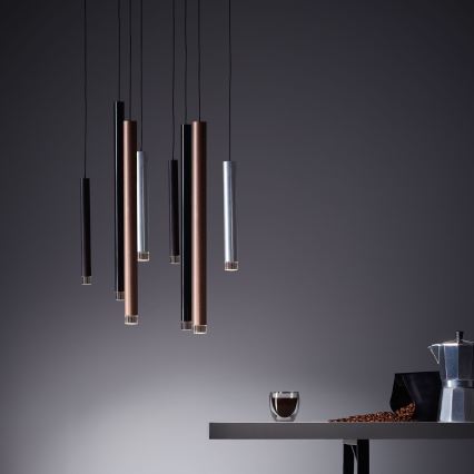 Brilliant - LED-dimmitav kaablil riputatud lühter CEMBALO LED/32W/230V mattkroom/must/pruun